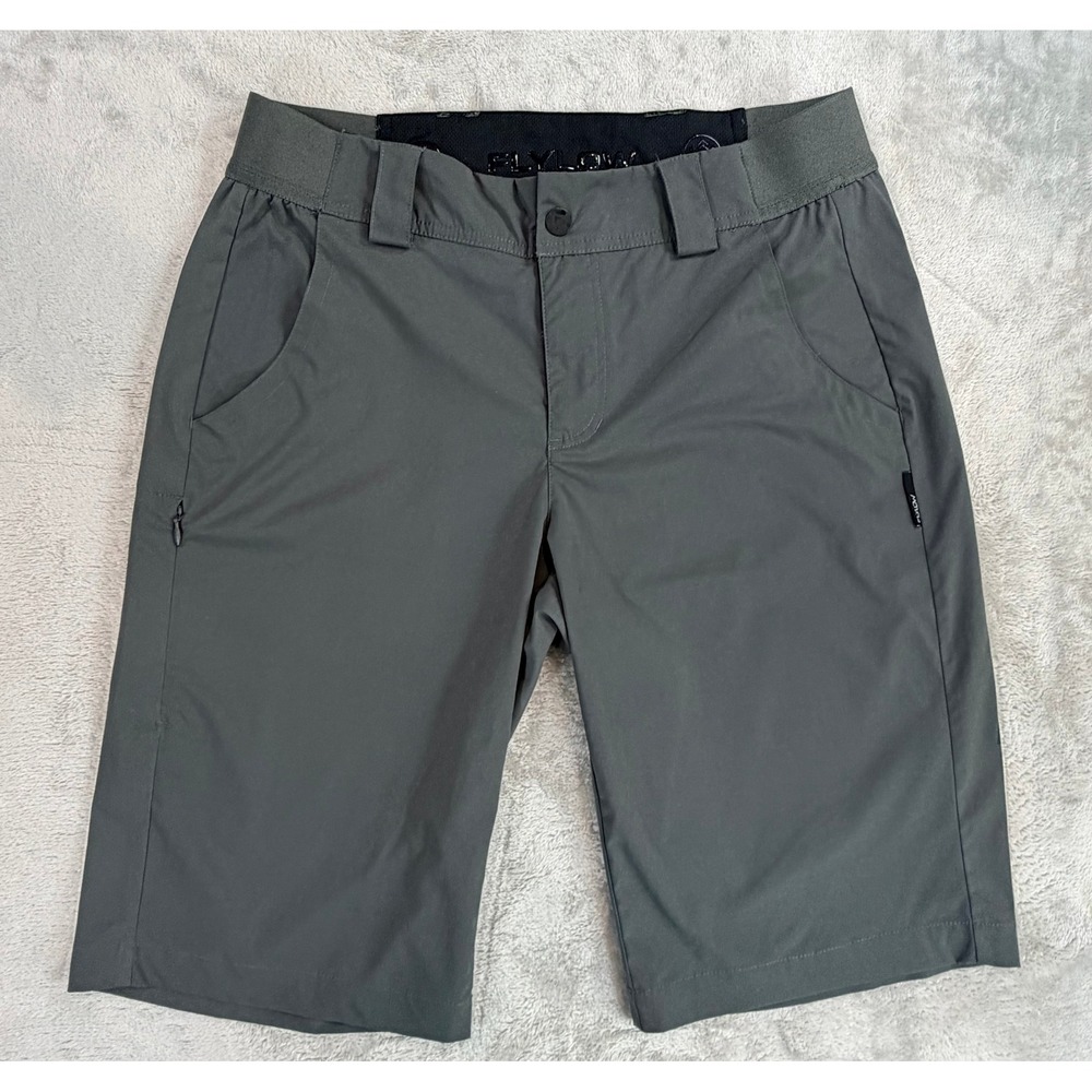 Flylow Womens Mountain Bike MTB Tia Trail Shorts Dark Gray Size 6